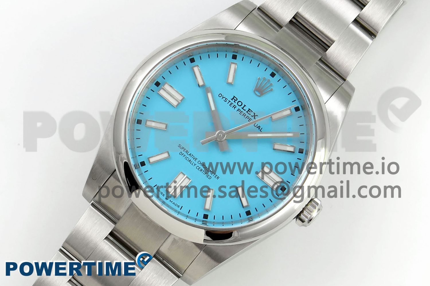Oyster Perpetual 124300 41mm Clean 1:1 Best Edition 904L Steel Tiffany Blue Dial VR3230 - Image 2