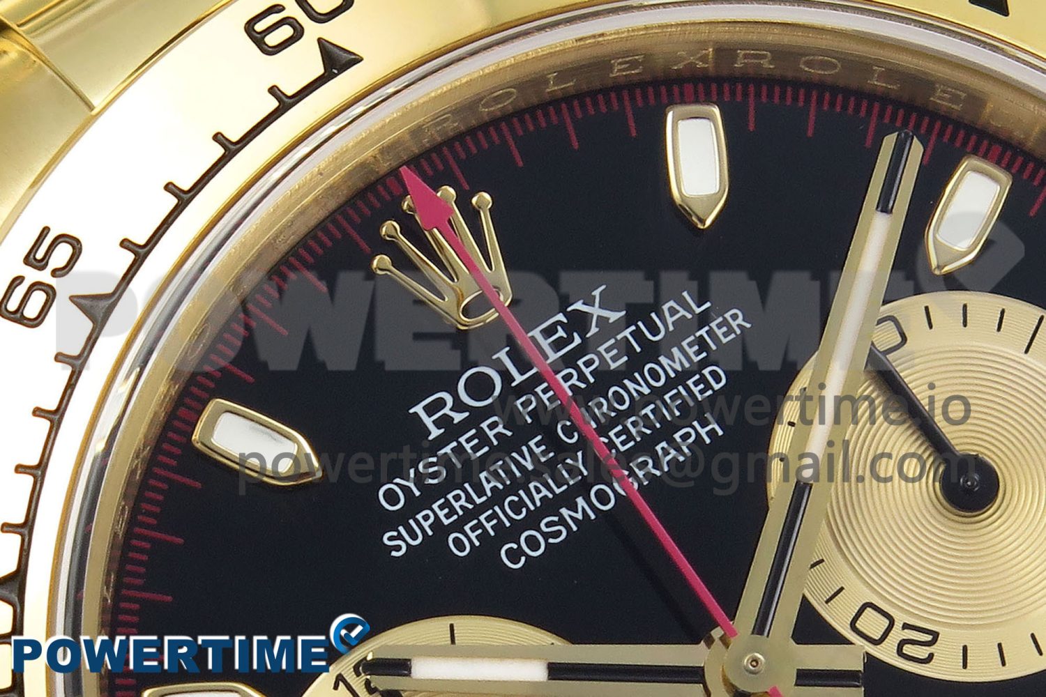 Daytona 116508 QF 1:1 Best Edition Black/YG Dial on YG Bracelet SH4130 V3 (Gain Weight) - Image 4