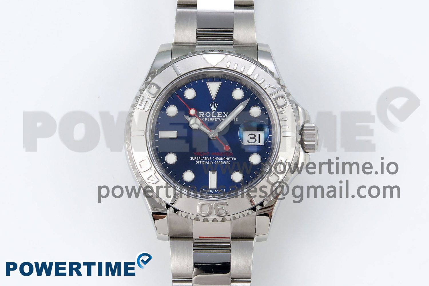 Yacht-Master 116622 904L Steel VSF 1:1 Best Edition Blue Dial on SS Bracelet VS3135 - Image 1