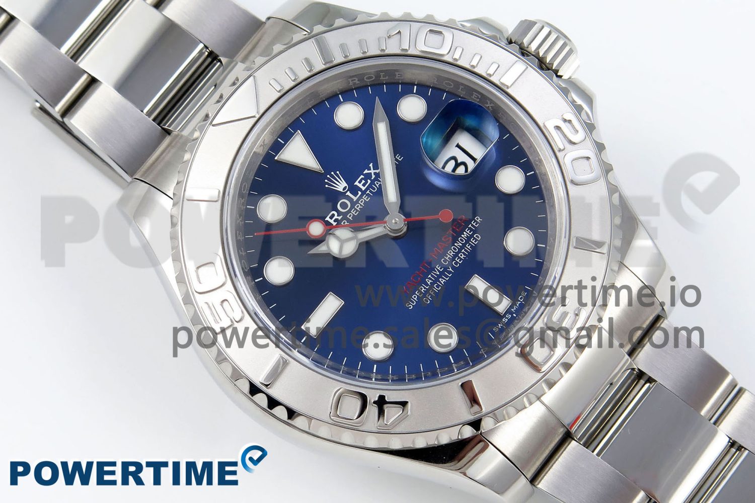 Yacht-Master 116622 904L Steel VSF 1:1 Best Edition Blue Dial on SS Bracelet VS3135 - Image 3