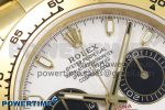 Daytona 116508 QF 1:1 Best Edition White/Black Dial on YG Bracelet SH4130 V3 (Gain Weight) - Image 4