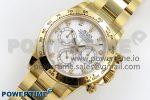Daytona 116508 QF 1:1 Best Edition White Diamonds Dial on YG Bracelet SH4130 V3 (Gain Weight) - Image 2
