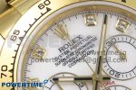 Daytona 116508 QF 1:1 Best Edition White Diamonds Dial on YG Bracelet SH4130 V3 (Gain Weight) - Image 4