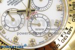 Daytona 116508 QF 1:1 Best Edition White Diamonds Dial on YG Bracelet SH4130 V3 (Gain Weight) - Image 5