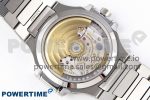 NAUTILUS 7118 LADIES SS PPF 1:1 BEST EDITION BLUE DIAL DIAMONDS BEZEL ON SS BRACELET 324CS - Image 9