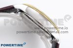 De Ville Power Reserve YG MKF 1:1 Best Edition White Dial on Brown Leather Strap A8810 - Image 7