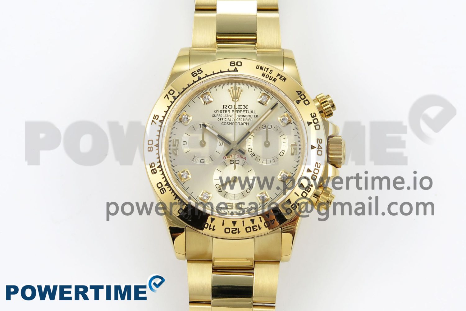 Daytona 116508 QF 1:1 Best Edition YG Diamonds Dial on YG Bracelet SH4130 V3 (Gain Weight) - Image 1