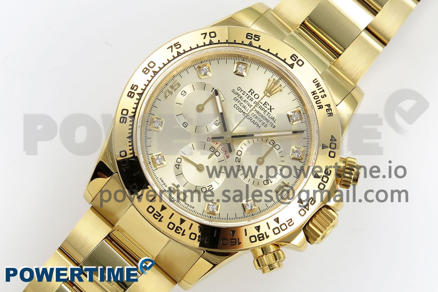Daytona 116508 QF 1:1 Best Edition YG Diamonds Dial on YG Bracelet SH4130 V3 (Gain Weight) - Image 2