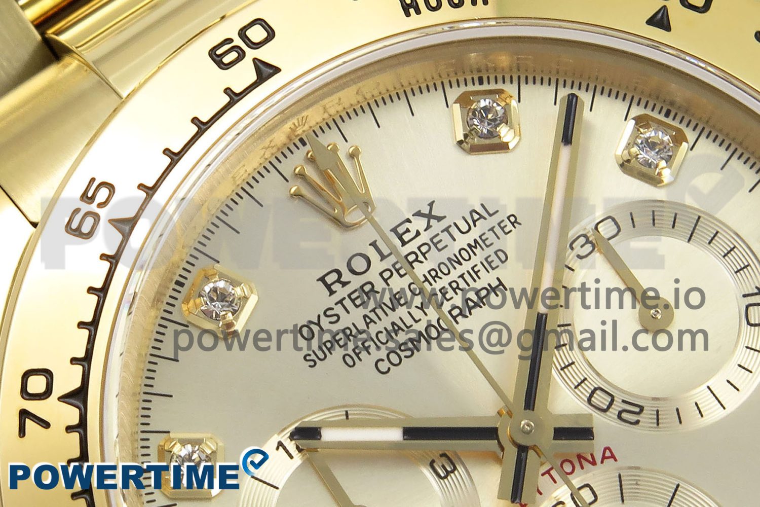 Daytona 116508 QF 1:1 Best Edition YG Diamonds Dial on YG Bracelet SH4130 V3 (Gain Weight) - Image 4