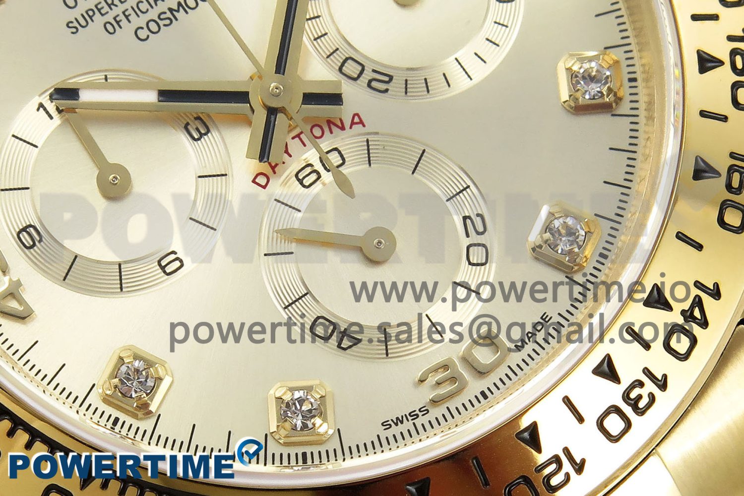Daytona 116508 QF 1:1 Best Edition YG Diamonds Dial on YG Bracelet SH4130 V3 (Gain Weight) - Image 5