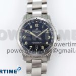 Navitimer 8 Automatic 41mm SS TF 1:1 Best Edition Black Dial on SS Bracelet A2824