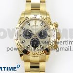 Daytona 116508 QF 1:1 Best Edition YG/Black Dial on YG Bracelet SH4130 V3 (Gain Weight)