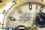 Daytona 116508 QF 1:1 Best Edition YG/Black Dial on YG Bracelet SH4130 V3 (Gain Weight) - Image 4