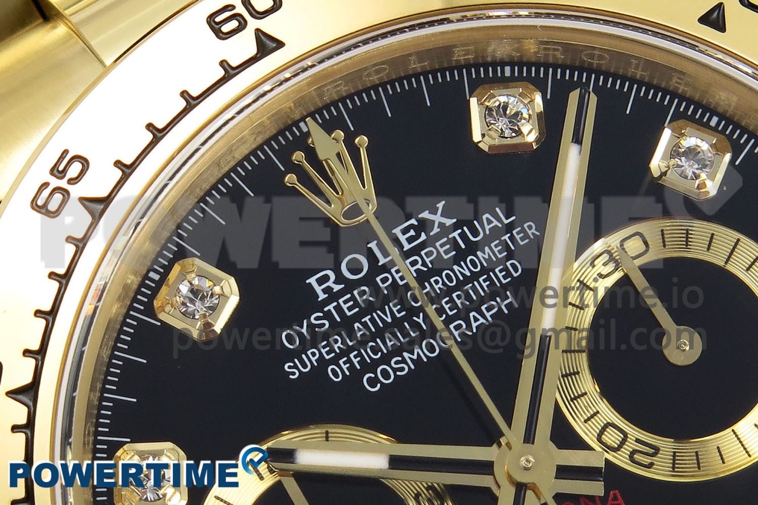 Daytona 116508 QF 1:1 Best Edition Black Diamonds Dial on YG Bracelet SH4130 V3 (Gain Weight) - Image 4