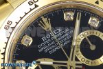 Daytona 116508 QF 1:1 Best Edition Black Diamonds Dial on YG Bracelet SH4130 V3 (Gain Weight) - Image 4