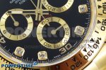Daytona 116508 QF 1:1 Best Edition Black Diamonds Dial on YG Bracelet SH4130 V3 (Gain Weight) - Image 5