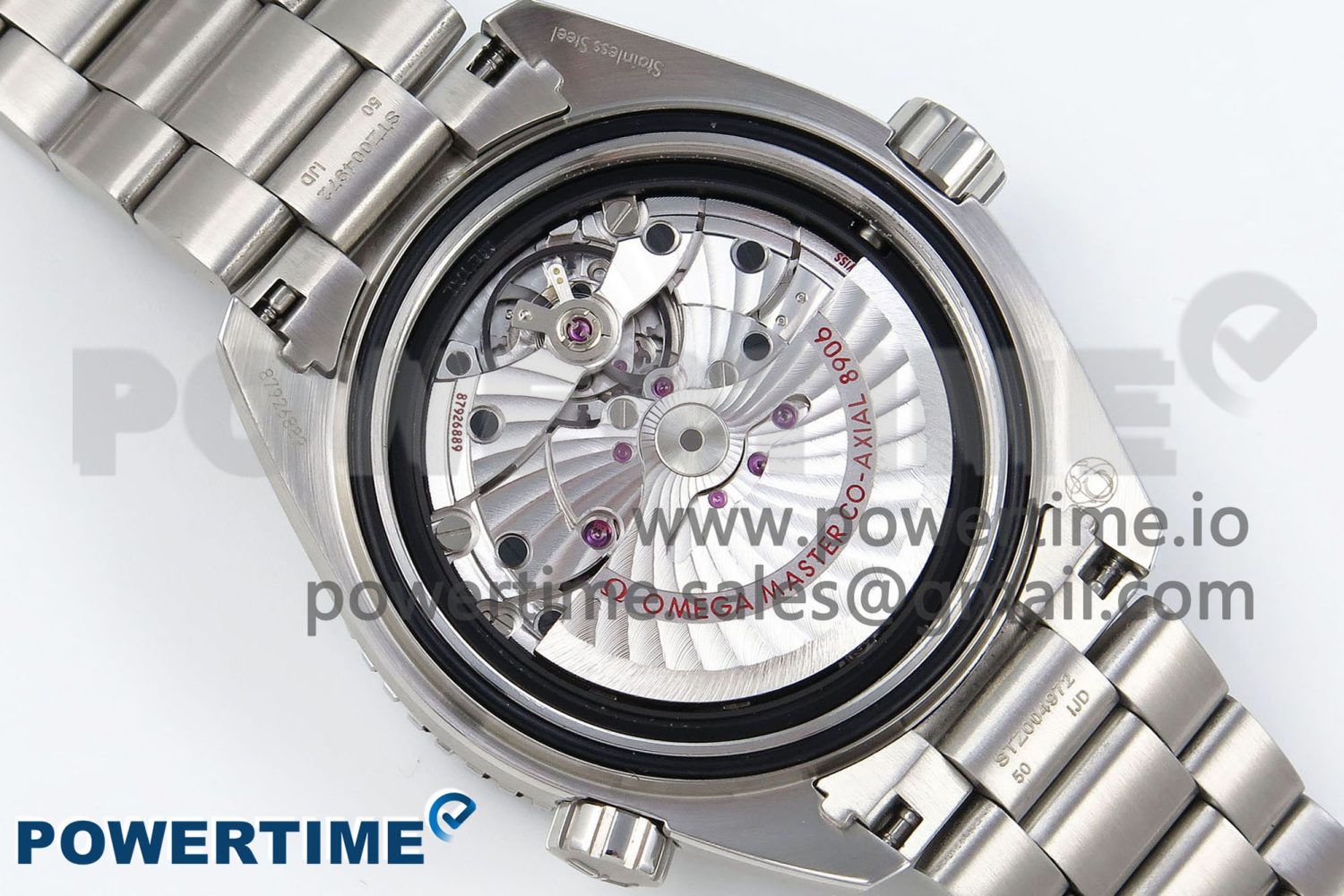 Planet Ocean 600M ‘Tai Chi’ GMT 43.5mm VSF 1:1 Best Edition Black/White Ceramic Bezel and Dial on SS Bracelet A8906 Super Clone - Image 9
