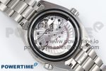 Planet Ocean 600M ‘Tai Chi’ GMT 43.5mm VSF 1:1 Best Edition Black/White Ceramic Bezel and Dial on SS Bracelet A8906 Super Clone - Image 9
