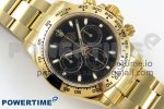 Daytona 116508 QF 1:1 Best Edition Black Dial on YG Bracelet SH4130 V3 (Gain Weight) - Image 3