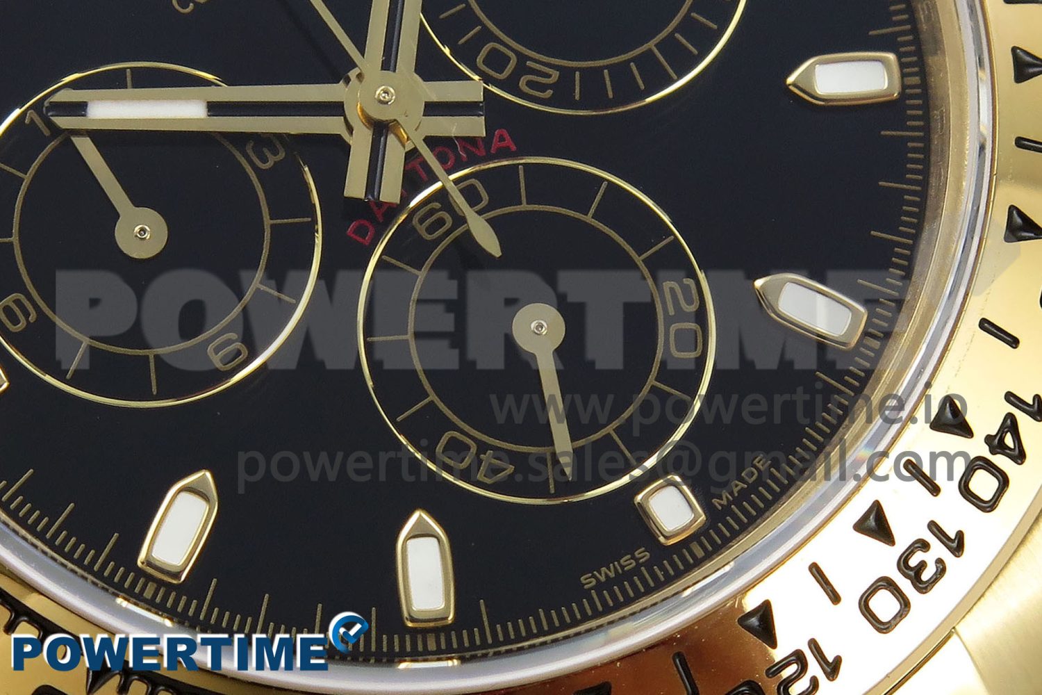 Daytona 116508 QF 1:1 Best Edition Black Dial on YG Bracelet SH4130 V3 (Gain Weight) - Image 5