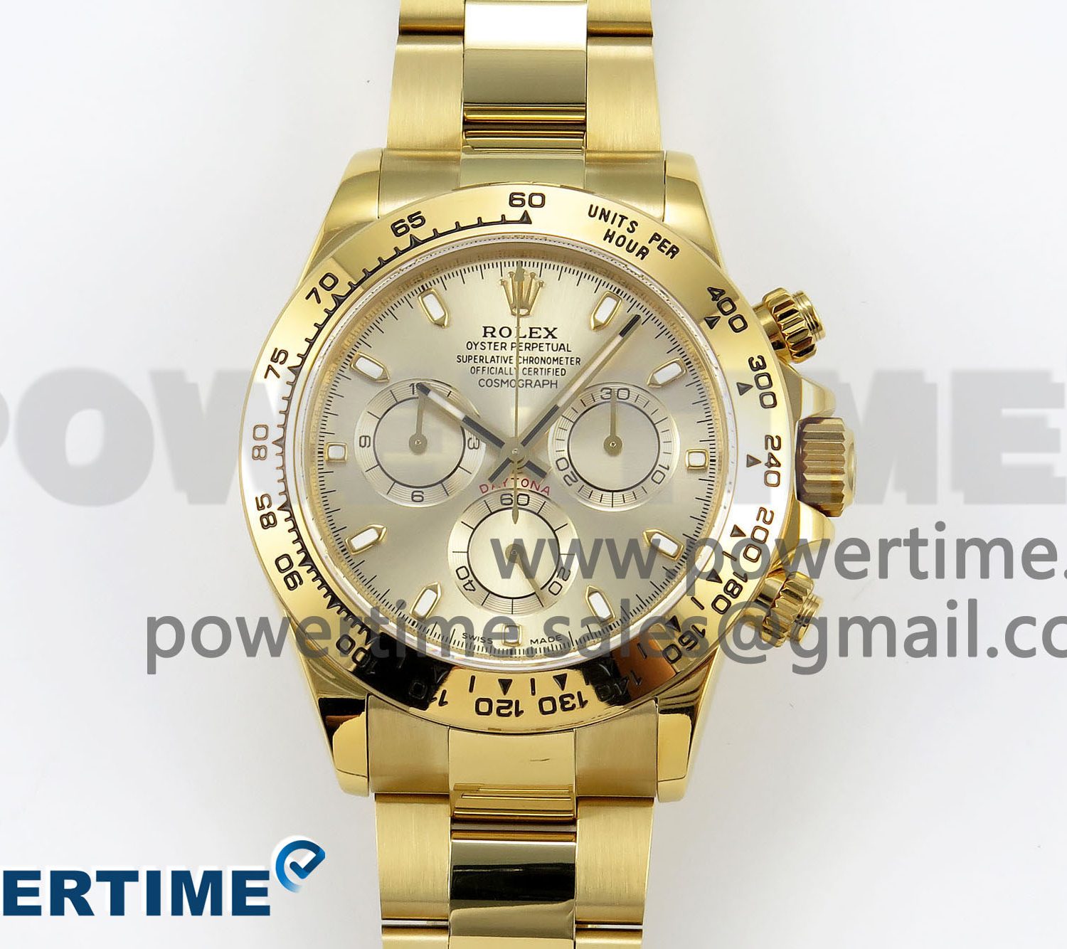 Daytona 116508 QF 1:1 Best Edition YG Dial on YG Bracelet SH4130 V3 (Gain Weight)