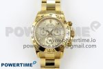 Daytona 116508 QF 1:1 Best Edition YG Dial on YG Bracelet SH4130 V3 (Gain Weight)