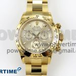 Daytona 116508 QF 1:1 Best Edition YG Dial on YG Bracelet SH4130 V3 (Gain Weight)