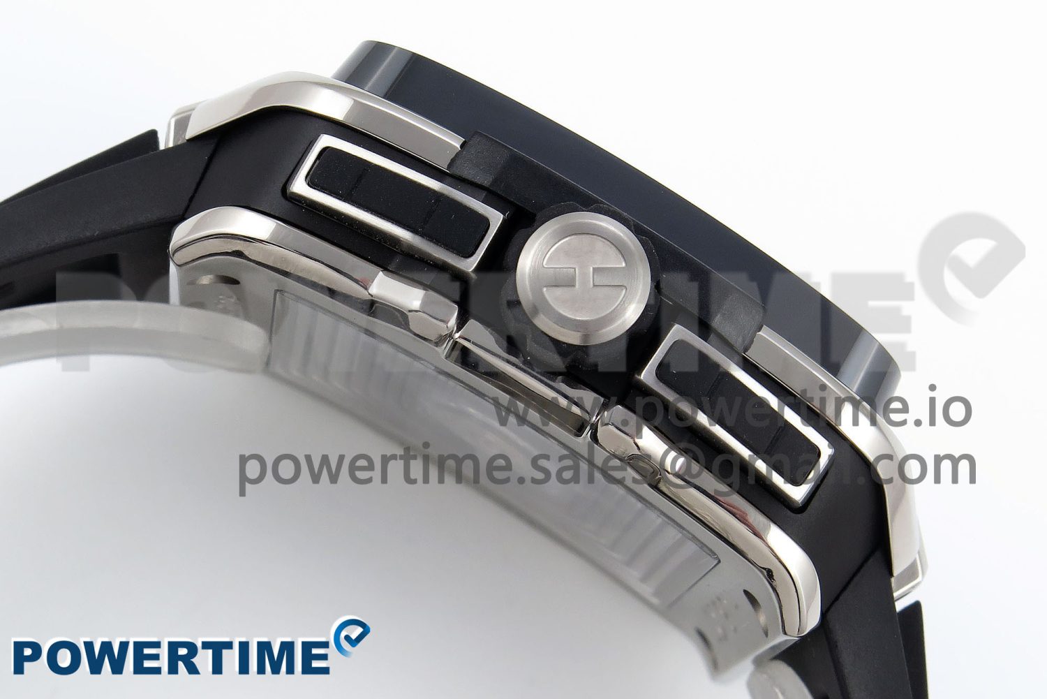 Square Bang Unico 42mm Titanium BBF 1:1 Best Edition Skeleton Dial Ceramic Bezel on Black Rubber Strap A1280 - Image 6