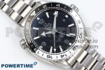 Planet Ocean 600M ‘Tai Chi’ GMT 43.5mm VSF 1:1 Best Edition Black/White Ceramic Bezel and Dial on SS Bracelet A8906 Super Clone - Image 3