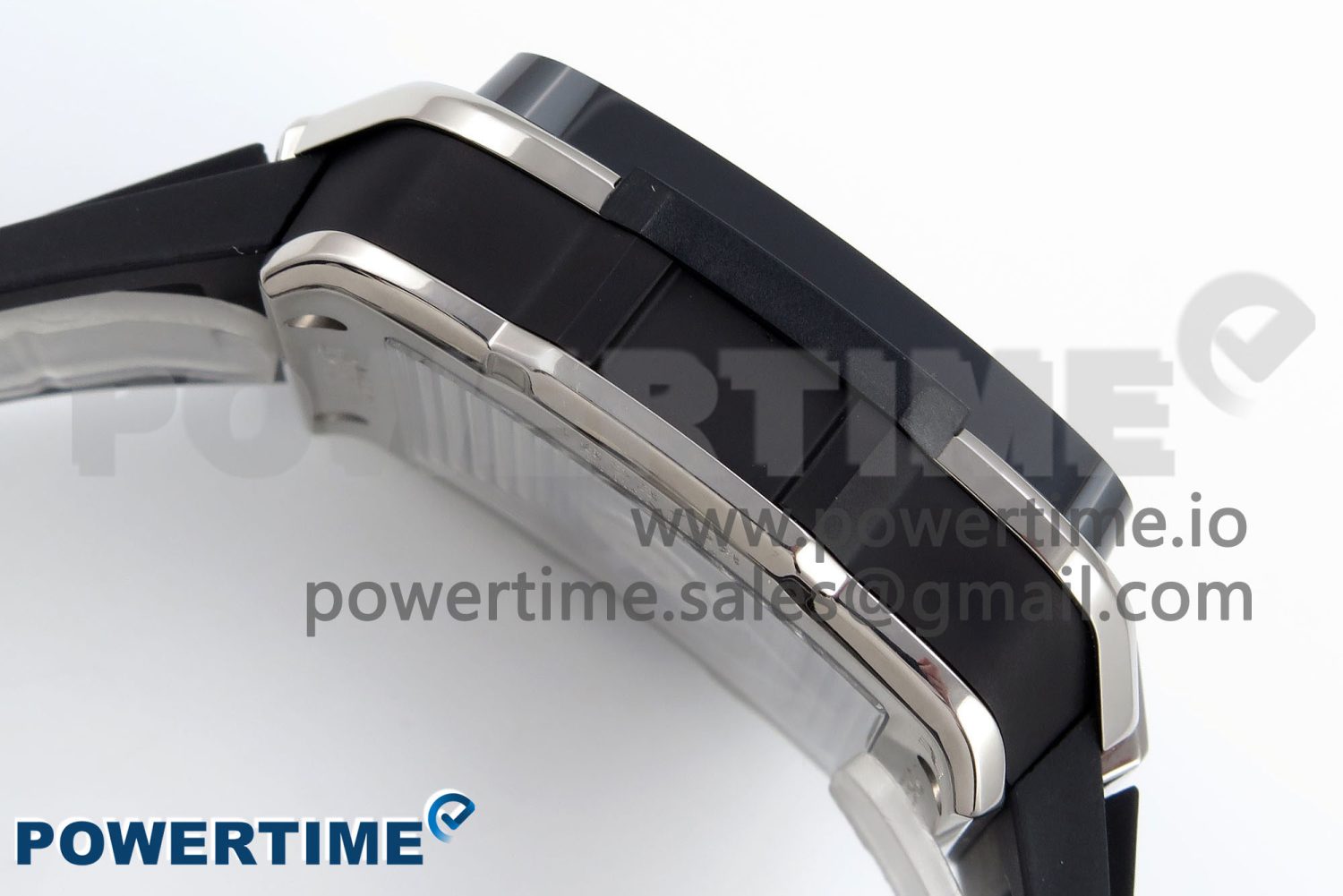 Square Bang Unico 42mm Titanium BBF 1:1 Best Edition Skeleton Dial Ceramic Bezel on Black Rubber Strap A1280 - Image 7