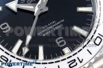 Planet Ocean 600M ‘Tai Chi’ GMT 43.5mm VSF 1:1 Best Edition Black/White Ceramic Bezel and Dial on SS Bracelet A8906 Super Clone - Image 5