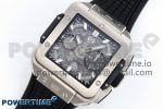 Square Bang Unico 42mm Titanium BBF 1:1 Best Edition Skeleton Dial on Black Rubber Strap A1280 - Image 2
