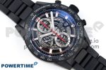 Calibre Heuer 01 Chrono 43mm Ceramic VSF 1:1 Best Edition Skeleton Dial on Ceramic Bracelet A1887 - Image 3