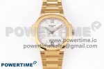 NAUTILUS 7118 LADIES RG PPF 1:1 BEST EDITION WHITE DIAL ON RG BRACELET 324CS