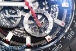 Calibre Heuer 01 Chrono 43mm Ceramic VSF 1:1 Best Edition Skeleton Dial on Ceramic Bracelet A1887 - Image 5