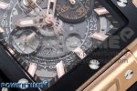 Square Bang Unico 42mm RG BBF 1:1 Best Edition Skeleton Dial Ceramic Bezel on Black Rubber Strap A1280 - Image 5
