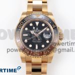 GMT-Master II 126715 CHNR Black/Brown Ceramic Clean Factory 1:1 Best Edition on RG Bracelet DD3285
