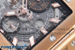 Square Bang Unico 42mm RG BBF 1:1 Best Edition Skeleton Dial on Black Rubber Strap A1280 - Image 5