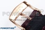 De Ville Date RG MKF 1:1 Best Edition White Textured Dial Roman Marker on Brown Leather Strap A8800 - Image 12