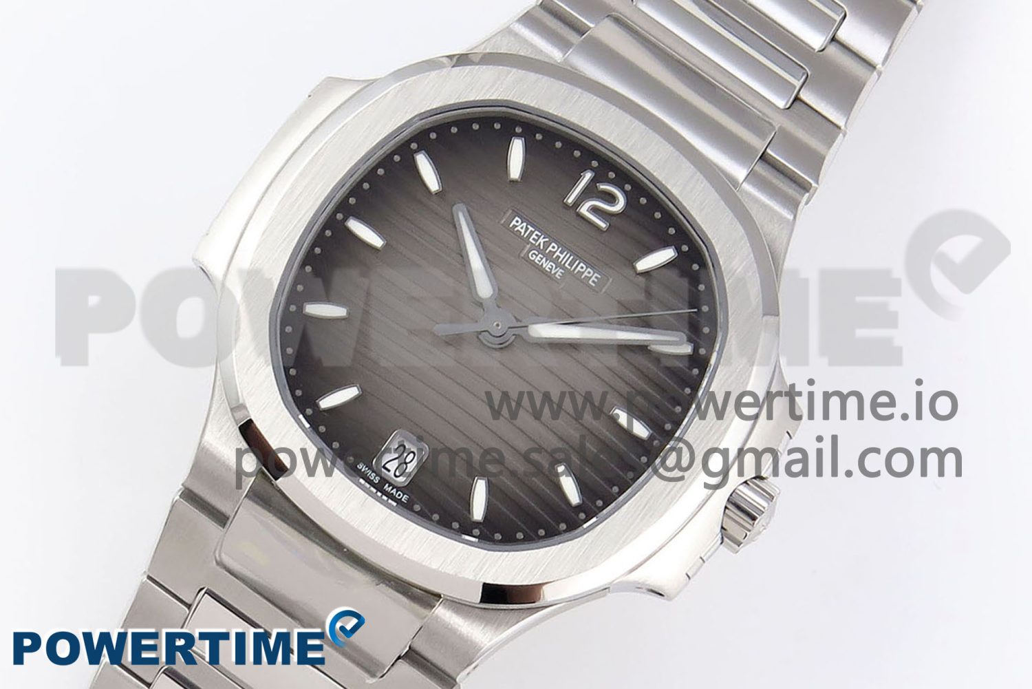 NAUTILUS 7118 LADIES SS PPF 1:1 BEST EDITION BROWN DIAL ON SS BRACELET 324CS - Image 2