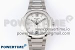 NAUTILUS 7118 LADIES SS PPF 1:1 BEST EDITION WHITE DIAL ON SS BRACELET 324CS