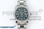 Sky-Dweller 326934 904L SS ZF 1:1 Best Edition Green Dial on SS Bracelet A2824
