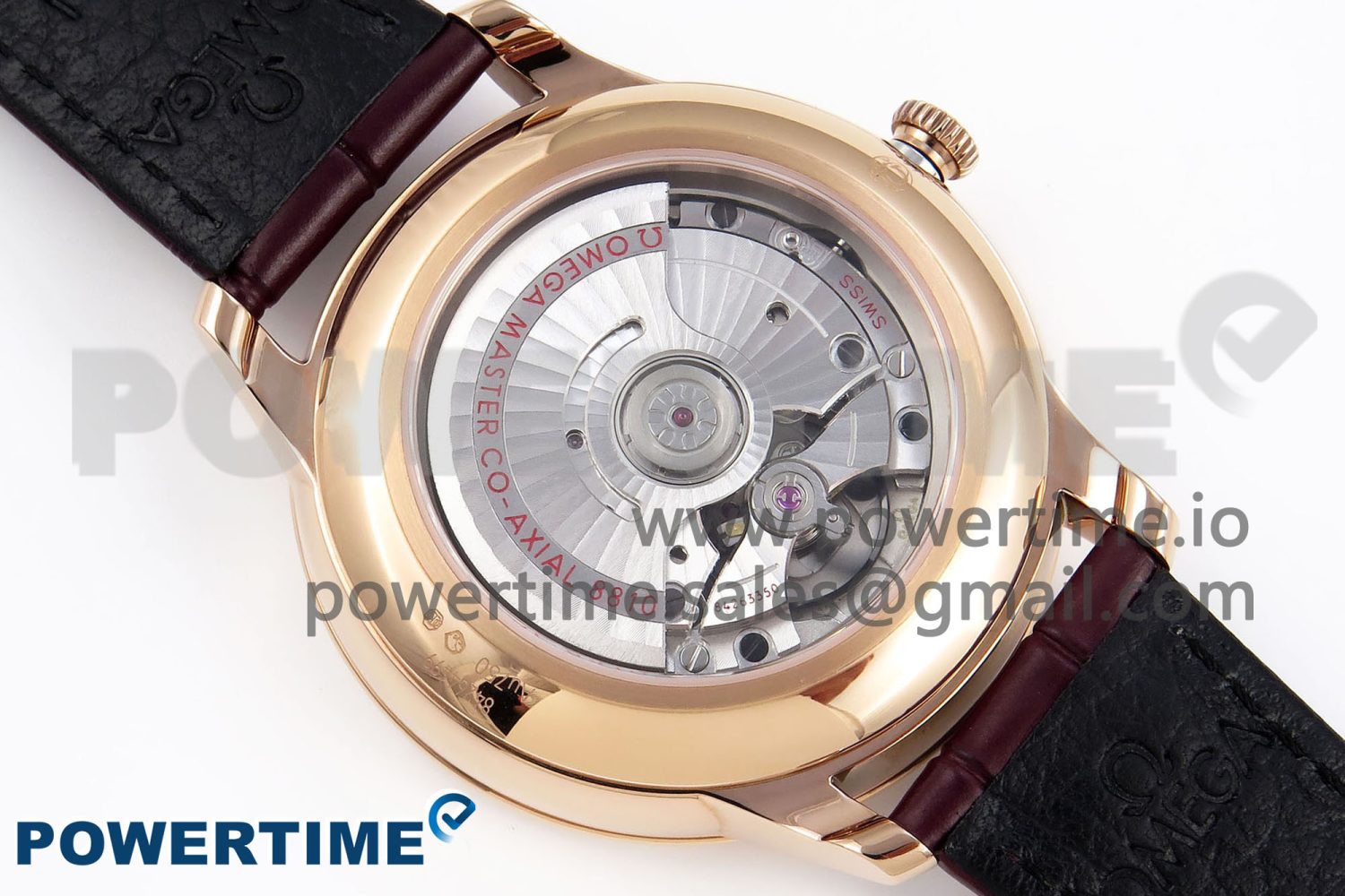 De Ville Power Reserve RG MKF 1:1 Best Edition White Dial on Brown Leather Strap A8810 - Image 8