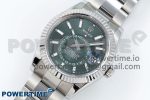 Sky-Dweller 326934 904L SS ZF 1:1 Best Edition Green Dial on SS Bracelet A2824 - Image 2