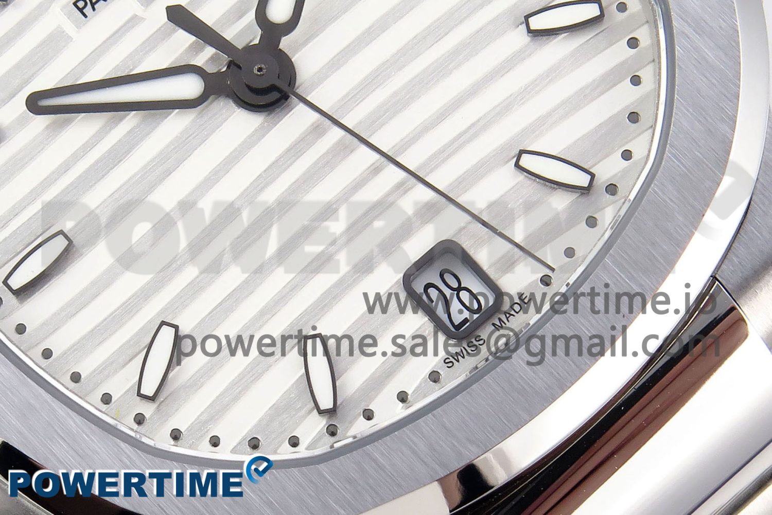 NAUTILUS 7118 LADIES SS PPF 1:1 BEST EDITION WHITE DIAL ON SS BRACELET 324CS - Image 5