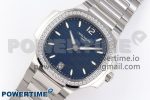 NAUTILUS 7118 LADIES SS PPF 1:1 BEST EDITION BLUE DIAL DIAMONDS BEZEL ON SS BRACELET 324CS - Image 2