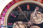 Rolex Daytona Rainbow 40mm Cer/Cer Black Dial NOOB SA4130 Super Clone - Image 4