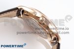 Master Ultra Thin Moon RG APSF 1:1 Best Edition White Dial on Brown Leather Strap SA925 Super Clone - Image 6