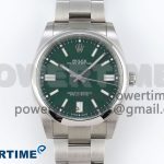 Oyster Perpetual 124300 41mm Clean 1:1 Best Edition 904L Steel Green Dial VR3230