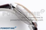 De Ville Date RG MKF 1:1 Best Edition White Dial Roman Marker on Brown Leather Strap A8800 - Image 7